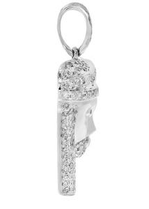 925 Custom White Gold Christian Pendant Hip Hop Street Fashion Design VVS1 Diamond IGI Certified Personalized Jesus <b>Cross</b> Fine - Product Image 2