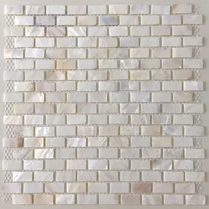 Parelmoer Mozaïek Voor Keuken Backsplash Marmeren Mozaïeken Tegel Voor Badkamer Muur Decor