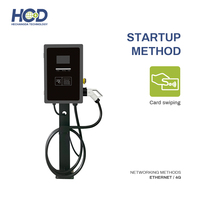 Nouvelle borne de recharge rapide murale DC HCD 20kW-40kW pour véhicules électriques, compatible GBT CCS1 CCS2, certifiée IP54 CE, entrée 380V pour rétrofit/mise à niveau