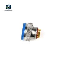 Connecteurs circulaires d'aviation MIL-DTL-38999 Série 13 broches D38999/26FB05SN D38999 J599 en aluminium, indice de protection IP68, plaqué or cuivre