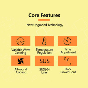 산업용 초음파 세척 기계 10L ~ 40L 220V 모터 빠른 녹 및 오일 제거 장비 - Product Image 4
