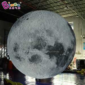 Tùy chỉnh <span class=keywords><strong>Inflatable</strong></span> mặt trăng bóng khổng lồ ánh sáng lên mặt trăng bóng LED <span class=keywords><strong>Inflatable</strong></span> hành tinh mặt trăng cho quảng cáo tổ chức sự kiện trang trí - Product Image 3