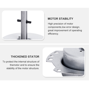 محرك بدون فرش 37 فولت قابل للتخصيص <span class=keywords><strong>BL</strong></span> W DC Worm مع 6 قطر OEM BLDC موديل 24 فولت محرك التباطؤ - Product Image 5