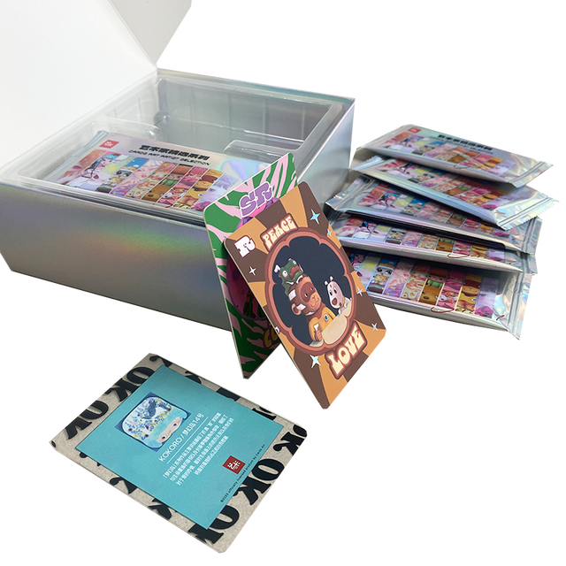Free Sample Custom Collectible Cards Game with Custom Packaging Box