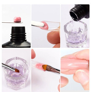 Vente en gros 30ml marque privée Gel UV Nail Art Builder Gelée rapide acrylique Prolonger la <span class=keywords><strong>solution</strong></span> de glissement en poly gel - Product Image 3
