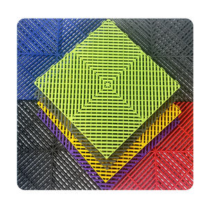 Vendedor caliente PP 40*40cm Suministro directo de fábrica Azulejos de suelo de enclavamiento de plástico baratos Azulejos de suelo de garaje - Product Image 1