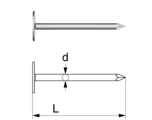 Clous en acier galvanisé les plus vendus, type Grande Clavo, avec anneau lisse et tige spirale, pour la construction - Product Image 2