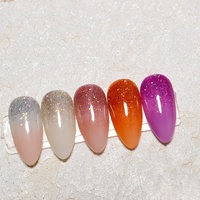 Kit de vernis gel UV œil de chat 15 ml personnalisé de haute qualité avec étiquette privée et motif œil de chat