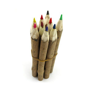 Crayons de couleur en bois naturel, branche d'arbre, artisanat fait main, peinture, dessin - Product Image 4