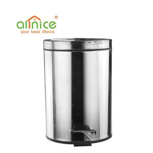 In Acciaio Inox <span class=keywords><strong>Pedale</strong></span> Del Metallo <span class=keywords><strong>Pedale</strong></span> Immondizia Bidone della <span class=keywords><strong>Spazzatura</strong></span> Trash Can Per Ufficio Bagno <span class=keywords><strong>Cestino</strong></span> Dei Rifiuti <span class=keywords><strong>Con</strong></span> Coperchio - Product Image 1