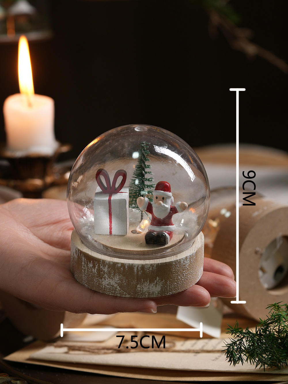 โคมไฟแก้วส่องสว่าง-ถุงของขวัญสำหรับผู้สูงอายุ