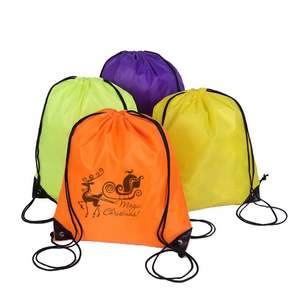 Bolsa Deportiva con Cordón de Poliéster 210D Barata de Fábrica Original, Bolsa con Cordón Promocional Personalizada - Product Image 1