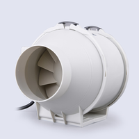 Ventilateur d'évacuation silencieux pour la maison, 4/5/6 pouces, ventilateur de conduit en ligne, salle de bain, 220V, extracteur de ventilation, cuisine, toilettes, nettoyage de l'air mural