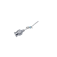 Spatule hydrodissectrice McIntyre 23G à pointe aplatie réutilisable, canule ophtalmique