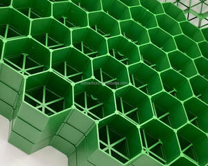 Heavy Duty HDPE 48mm Grass Paver Grille pour Jardin Perméable Drive Way Gravier Pose <span class=keywords><strong>Dalles</strong></span> De <span class=keywords><strong>Béton</strong></span> Stabilisateur De Sol - Product Image 4