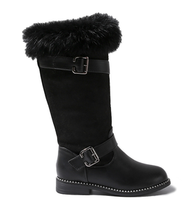 Children Over <b>Knee</b> Boots Girl Shoes <b>Knee</b> Fashion Classy Leather Children Boots Autumn and Winter Princess Girls Boots - Product Image 3