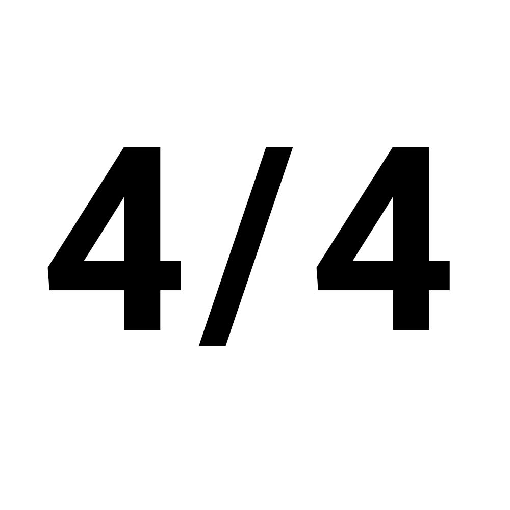 4/4