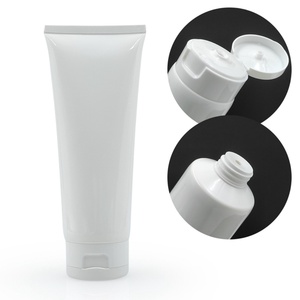 Custom Eco-Friendly Soft White <b>Plastic</b> <b>Tubes</b> for Skin Care 5ml to 50ml Capacity Flip Top Screw Cap with Squeeze Function - Product Image 2