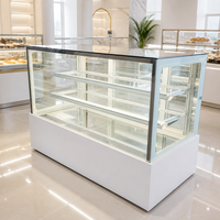 Réfrigérateur de présentation de pâtisseries encastrable sur mesure pour les cafés 35.6-46.4 ° F