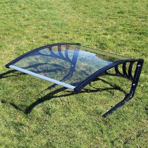 Tondeuse à gazon robotique <span class=keywords><strong>Garage</strong></span> Porche Auvent Pluie et Neige Fenêtre de Protection Auvent Ombre Porte Toit avec Cadre Métallique pour Shed Car Utilisation - Product Image 2