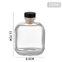 Diffuseur de parfum en verre 3oz 5oz, flacon d'aromathérapie, diffuseur d'ambiance avec bâtonnets