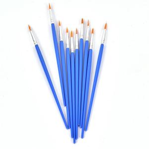 Xinbowen nhà máy Bán buôn giá rẻ paintingbrush duy nhất Vòng màu xanh nhựa xử lý sơn bàn chải cho bức tranh - Product Image 4