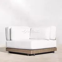Réduction tarifaire : Canapé de jardin en teck, mobilier d'extérieur de luxe pour hôtels et jardins