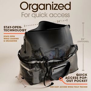 Free sample Waterproof Kayaking Roll Top Kayak Dry <b>Backpack</b> <b>Cooler</b> Bag Durable Travel Bag for Kayaking Rafting Boating - Product Image 6