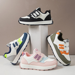 2025 autunno nuova moda moda Sneaker per ragazzi ragazze leggero <span class=keywords><strong>Velcro</strong></span> traspirante <span class=keywords><strong>scarpe</strong></span> da corsa <span class=keywords><strong>con</strong></span> chiusura Slip-On - Product Image 1