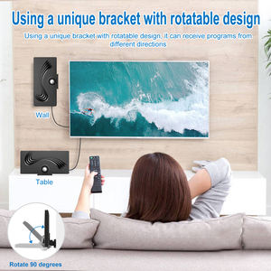 <span class=keywords><strong>Antenne</strong></span> numérique <span class=keywords><strong>intérieure</strong></span> <span class=keywords><strong>HD</strong></span> 1080P en gros, prise en charge 4K, gain élevé, réception tridirectionnelle, montage au sol, technologie à faible bruit - Product Image 5