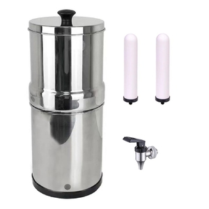 S/S ember <span class=keywords><strong>2</strong></span>.3 galon sistem penyaringan air gravitasi dengan <span class=keywords><strong>2</strong></span> filter keramik - Product Image 1