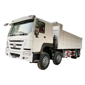Tugas Berat Sinotruk HOWO Baru dan Bekas Tipper 6X4 10 Roda 2018 30Ton 40 Ton 371HP 8X4 Dump Truck untuk Dijual
