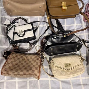 Sacs à main d'<span class=keywords><strong>occasion</strong></span> de haute qualité pour femmes, sacs à rabat rétro mixtes, sacs à bandoulière en treillis diamanté avec chaîne, sacs à main de motard usagés - Product Image 5