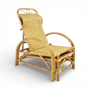 Luxury Handwoven Rattan Lounge <b>Chair</b> Handmade Natural <b>Wicker</b> Relax <b>Chair</b> Modern Patio <b>Garden</b> Home Furniture Factory - Product Image 3