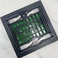 Pantalla LED circular COB-P1.56 para publicidad, módulo flexible impermeable para techo de coche, panel de suelo para remolque