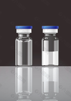 Flacons en verre vides pour poudre lyophilisée, bouteilles de stockage hermétiques pour produits lyophilisés