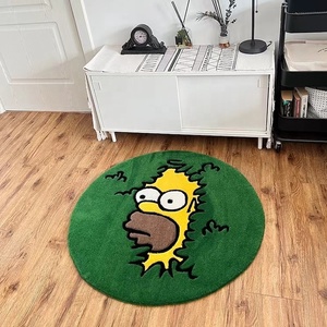 Tapis tuftés <span class=keywords><strong>maison</strong></span> décoration cartoon logo personnalisé tapis coloré 3d tapis tufté à la main tapis de haute qualité - Product Image 6