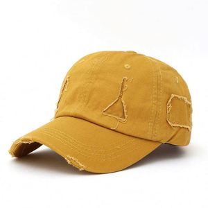 Casquette de baseball vintage personnalisée avec logo brodé, style déchiré et usé, en tissu courant, pour la vente en gros en usine - Product Image 5