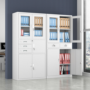 Phong Cách Mới Kim Loại Lưu Trữ Tủ Thép Tập Tin Tủ Thép <span class=keywords><strong>Locker</strong></span> Với 3 Ngăn Kéo Và Một Bên Trong An Toàn Hộp - Product Image 2