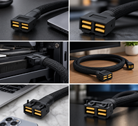 Câble MINISAS(SFF8643-8i)-à-MINISAS(SFF8643-8i) de 0,5 m pour l'interconnexion des équipements de châssis de rack informatique