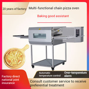 Ticari makul fiyat 32 inç pişirme elektrikli kemer fırın restoran ekipmanları için <span class=keywords><strong>Pizza</strong></span> makinesi konveyör fırın işletilen - Product Image 4