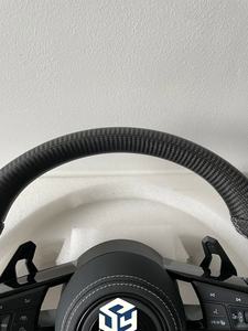 Volant en fibre de carbone rouge de haute qualité pour Volkswagen GTI R GTS GTD <span class=keywords><strong>TSI</strong></span>, volant en carbone personnalisé - Product Image 6