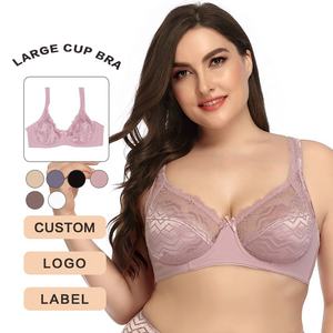 Nouveau Premium femmes broderie mince dentelle Satin volant plaine chaîne soutiens-gorge ensemble de sous-vêtements <span class=keywords><strong>Lingerie</strong></span> femmes grande taille soutien-gorge et culotte ensembles - Product Image 2