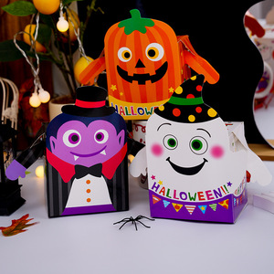 Arm Halloween biscotti fai da te scatola di caramelle zucca fantasma vampiro tratta scatola di carta confezione di sacchetti di caramelle - Product Image 3