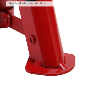 Support de levage d'essieu de voiture réglable et pliable, cric tubulaire, support de levage réglable en hauteur, accessoires de réparation automobile - Product Image 3