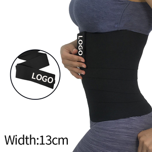 XSSHAPE <span class=keywords><strong>Fascia</strong></span> <span class=keywords><strong>Elastica</strong></span> Modellante in Tela Traspirante Ecologica Antibatterica con Logo Personalizzato 13CM per Donne, per Perdita di Peso - Product Image 3