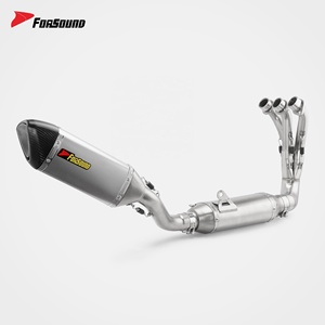 Système d'échappement en fibre de carbone Forsound Wholesale <span class=keywords><strong>MT09</strong></span> avec silencieux amovible DB Killer pour Yamaha MT-09 <span class=keywords><strong>Tracer</strong></span> 900 - Product Image 5