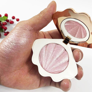 Ma thuật bóng đa màu Vegan tàn ác miễn phí biểu tượng tùy chỉnh nổi bật ép bột bán buôn mặt kim cương Highlighter tạo nên - Product Image 1