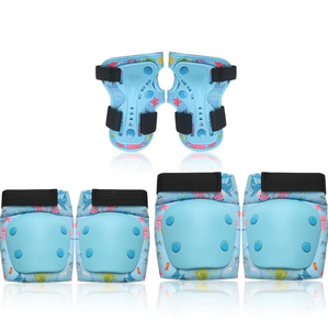 Ensemble de protection professionnel en néoprène pour patins à roulettes : casque, genouillères, coudières et protège-paumes pour la <span class=keywords><strong>s</strong></span>écurité extrême des enfants - Product Image 1