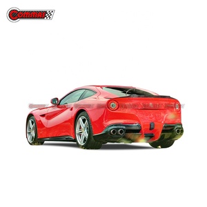 Kit carrosserie de style RZ en fibre de carbone de qualité supérieure pour Ferrari F12 : Lame avant, lame arrière, jupes latérales et spoiler - Product Image 3